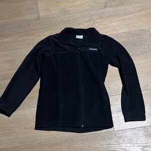 Columbia Kids Black Full-Zip Fleece Jacket